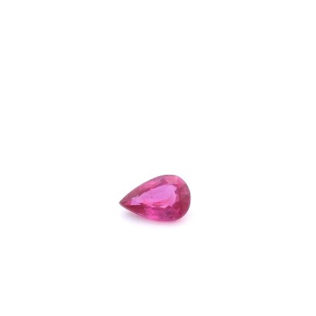 0.43 ct Pear Red Natural Ruby