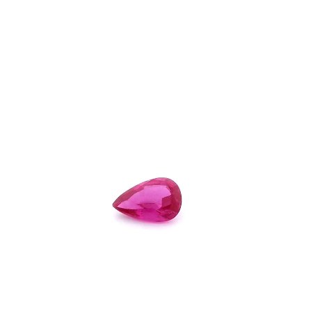 0.38 ct Pear Red Natural Ruby