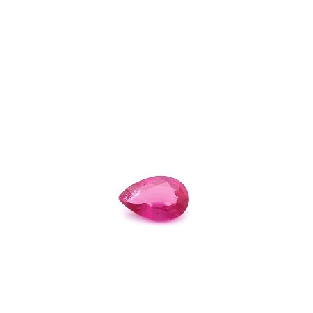 0.40 ct Pear Red Natural Ruby