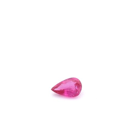 0.37 ct Pear Red Natural Ruby