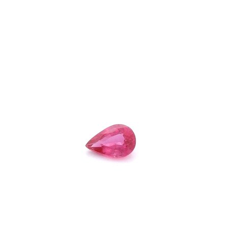 0.44 ct Pear Red Natural Ruby