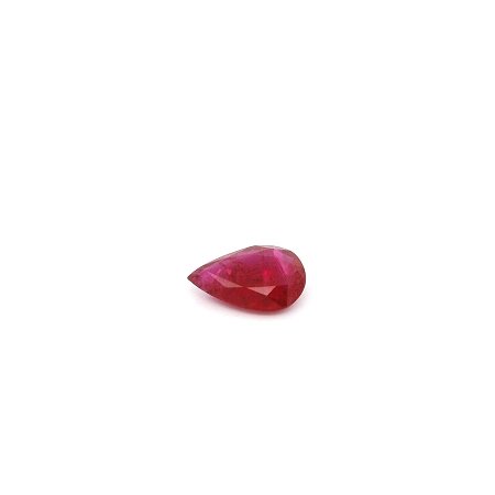 0.36 ct Pear Red Natural Ruby