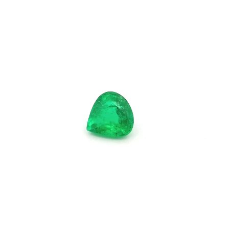 0.53 ct Pear Green Natural Emerald