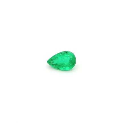 0.37 ct Pear Green Natural Emerald
