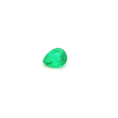 0.40 ct Pear Green Natural Emerald