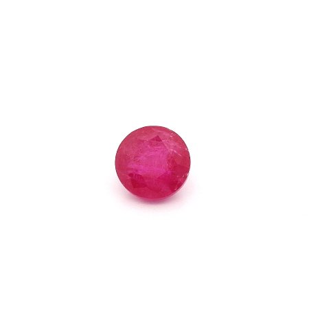 1.30 ct Round Red Natural Ruby