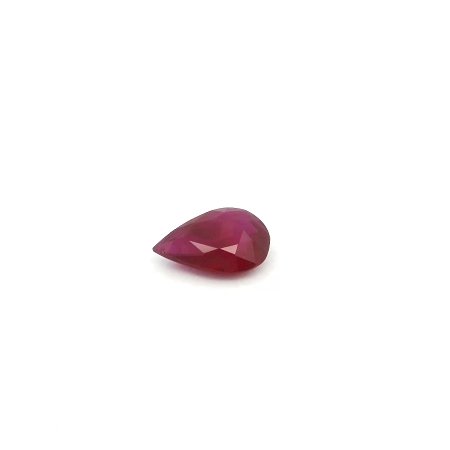 0.57 ct Pear Red Natural Ruby