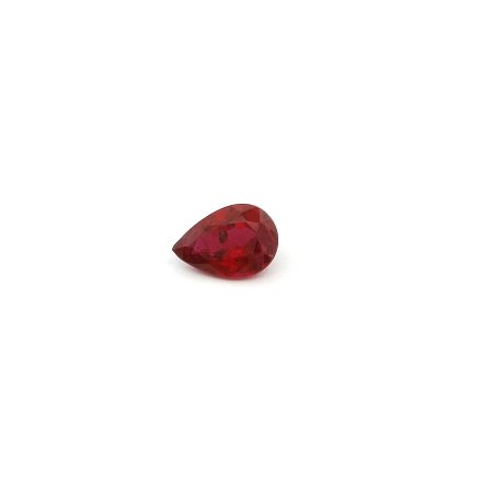 0.43 ct Pear Red Natural Ruby