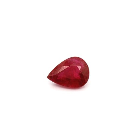 1.31 ct Pear Red Natural Ruby