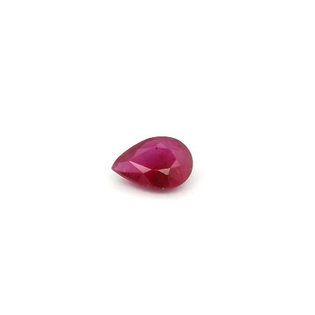 0.77 ct Pear Red Natural Ruby