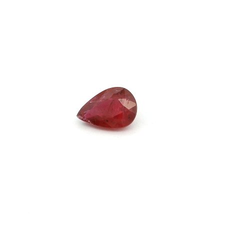 0.91 ct Pear Red Natural Ruby