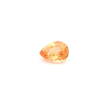 0.85 ct Pear Orange Natural Sapphire