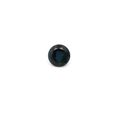 0.57 ct Round Blue Natural Sapphire