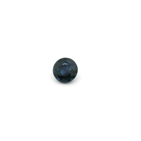 0.52 ct Round Blue Natural Sapphire