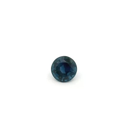 0.67 ct Round Blue Natural Sapphire