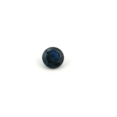 0.53 ct Round Blue Natural Sapphire