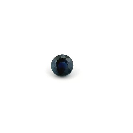 0.52 ct Round Blue Natural Sapphire