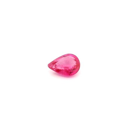 0.59 ct Pear Red Natural Ruby