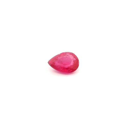 0.60 ct Pear Red Natural Ruby