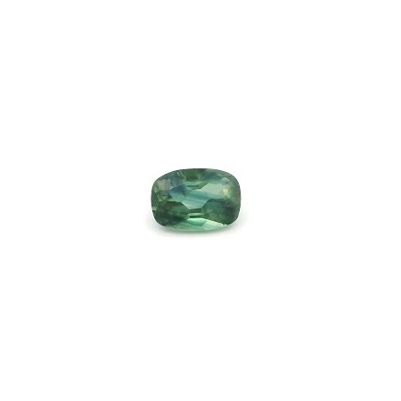 0.65 ct Cushion Green Natural Sapphire