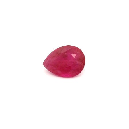 1.66 ct Pear Red Natural Ruby