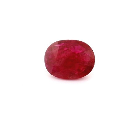 2.06 ct Oval Red Natural Ruby