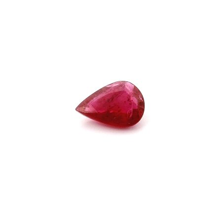 0.97 ct Pear Red Natural Ruby