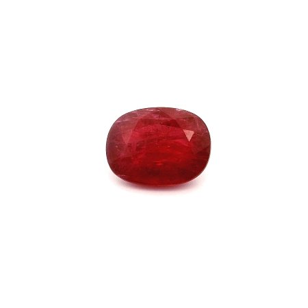2.02 ct Cushion Red Natural Ruby