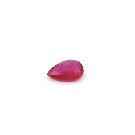 0.66 ct Pear Red Natural Ruby