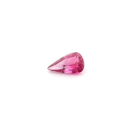 0.53 ct Pear Red Natural Ruby