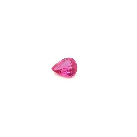 0.49 ct Pear Red Natural Ruby