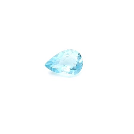 0.56 ct Pear Blue Natural Aquamarine