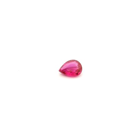 0.26 ct Pear Red Natural Ruby