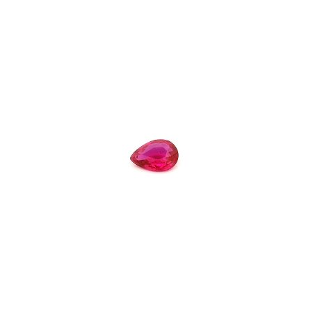 0.18 ct Pear Red Natural Ruby