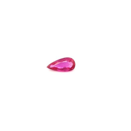 0.25 ct Pear Red Natural Ruby