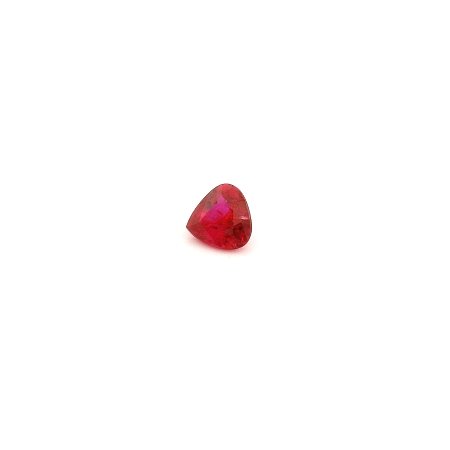 0.31 ct Pear Red Natural Ruby