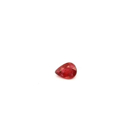 0.32 ct Pear Red Natural Ruby