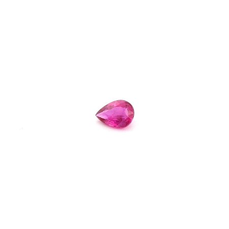 0.31 ct Pear Red Natural Ruby