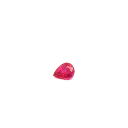0.23 ct Pear Red Natural Ruby