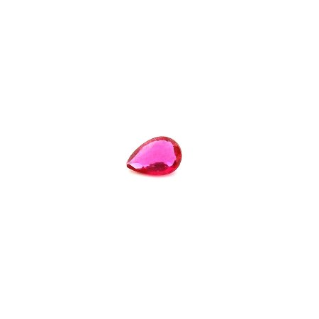0.23 ct Pear Red Natural Ruby