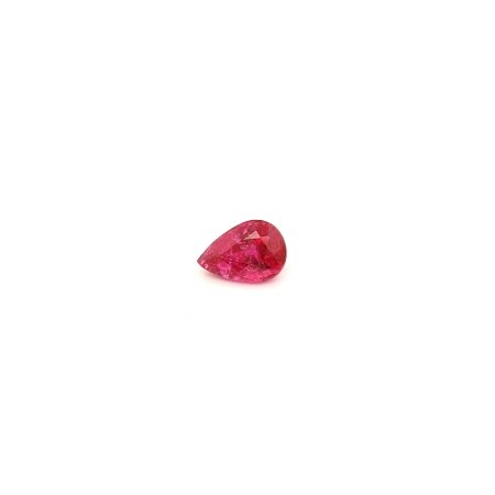 0.37 ct Pear Red Natural Ruby