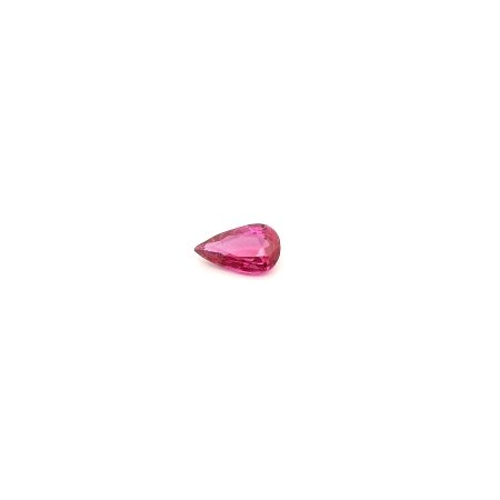 0.21 ct Pear Red Natural Ruby