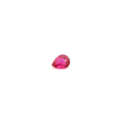 0.21 ct Pear Red Natural Ruby