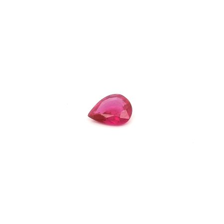 0.28 ct Pear Red Natural Ruby