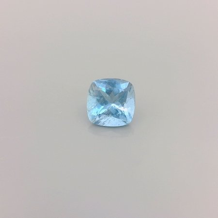 0.67 ct Cushion Blue Natural Aquamarine
