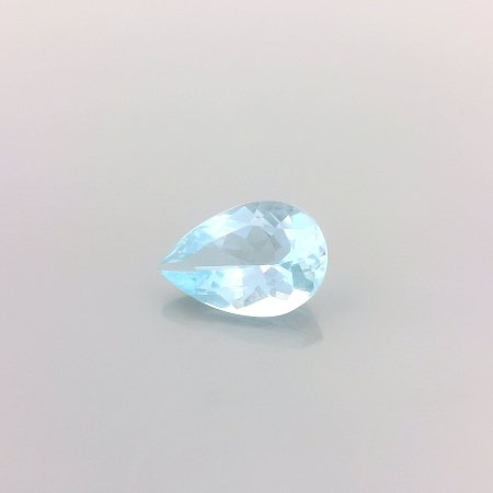 1.01 ct Pear Blue Natural Aquamarine