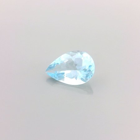 1.01 ct Pear Blue Natural Aquamarine