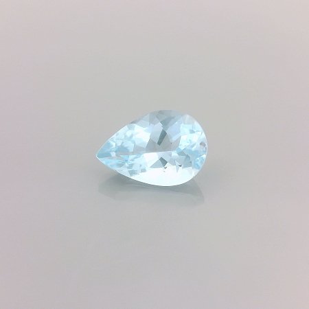 1.13 ct Pear Blue Natural Aquamarine