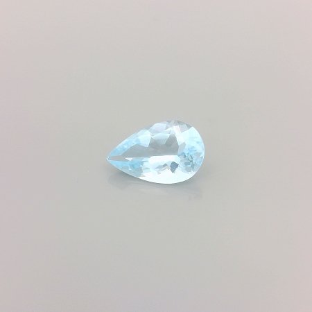 0.66 ct Pear Blue Natural Aquamarine