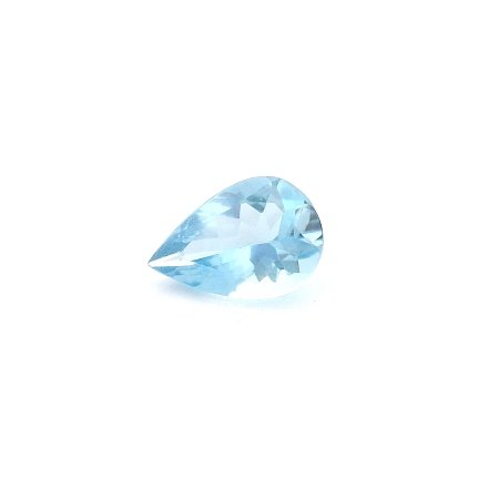 0.90 ct Pear Blue Natural Aquamarine